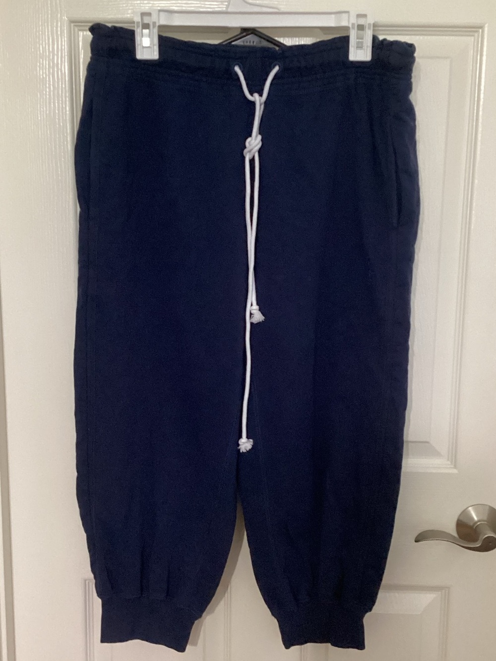 Free People Movement Flutter Cropped Jogger Midnight Navy Women’s Large